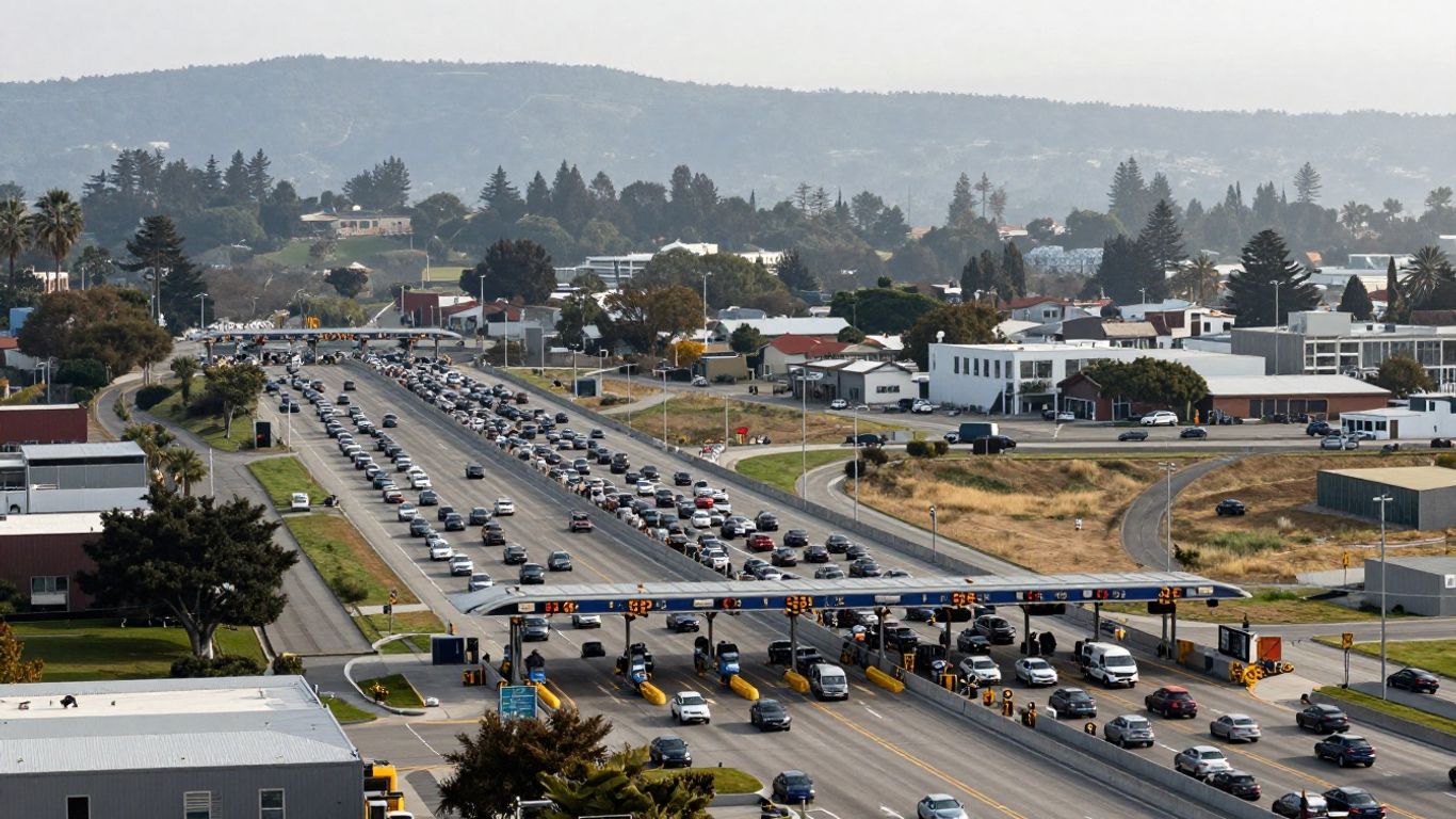 How the Dumbarton Bridge Toll Plaza in Fremont Creates a Predictable Bottleneck for Breakdowns During Peninsula Commute Hours
