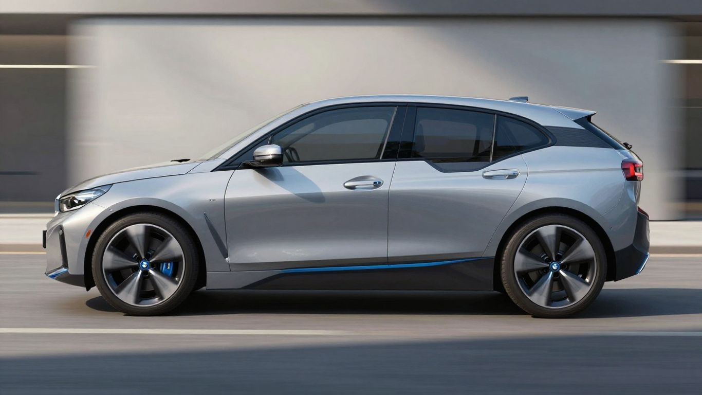 BMW i3 Elektroauto auf der Straße