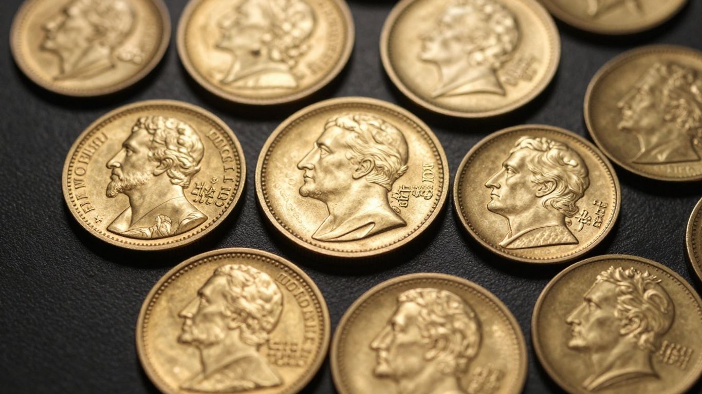 Pièces d'or françaises anciennes, Louis d'Or, Napoléon, collection.