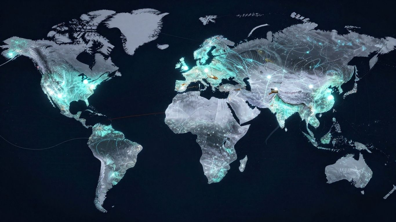 Global mapping of high-tech isotope logistics