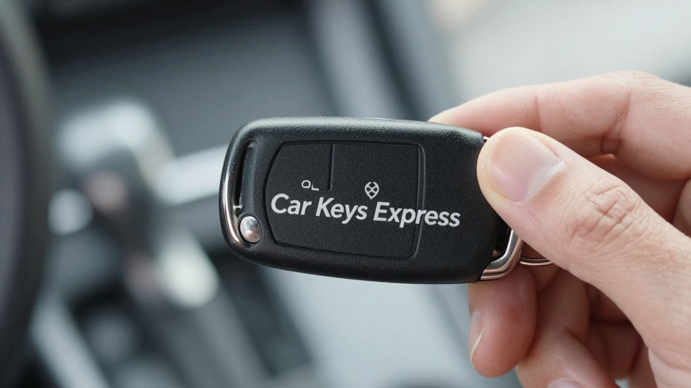 Car key fob with Car Keys Express logo
