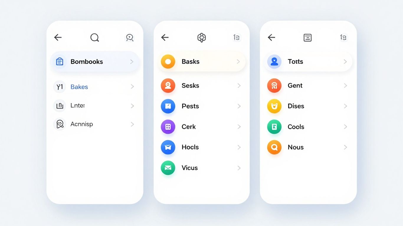 Organized digital interface with bookmarks, tasks, and notes.