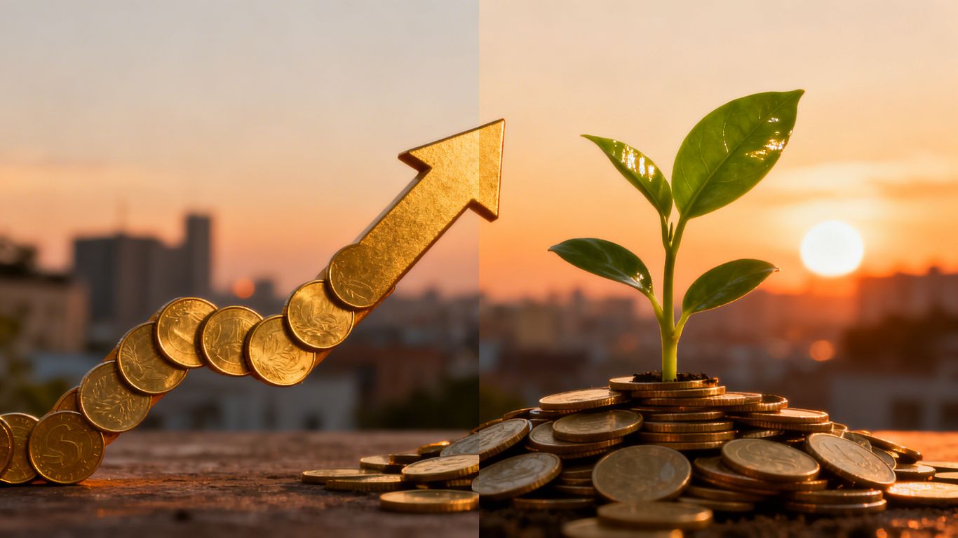 Startup growth and venture capital funding with interest rates.