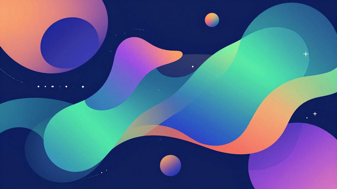 Modern web design with organic layouts and immersive scrolling.