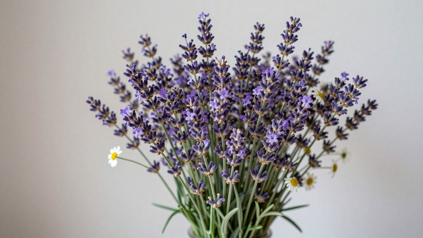 Calming flower bouquet for a stressed wife