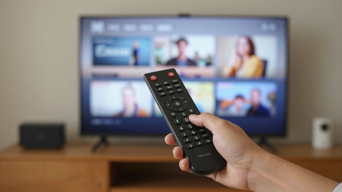 Viewer using remote control with IPTV interface