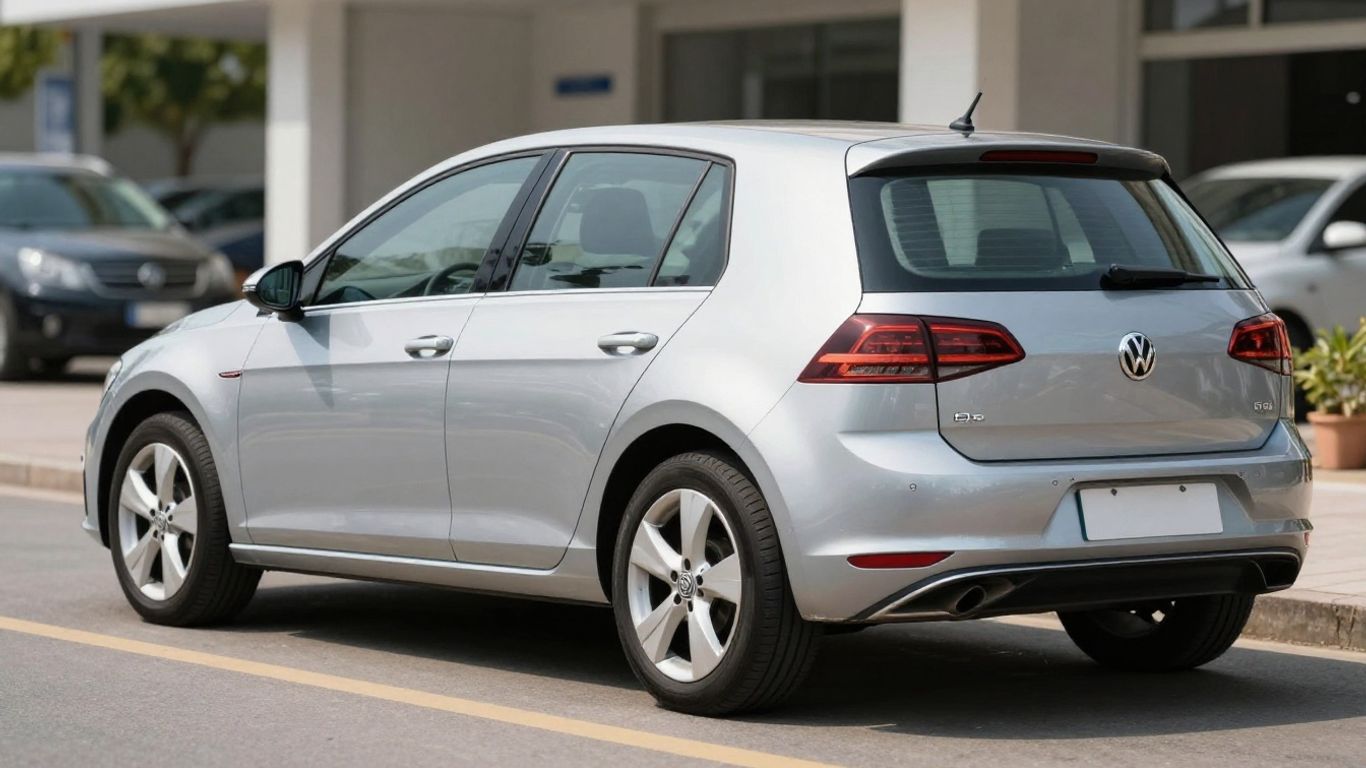 Gebrauchter VW Golf in Silber