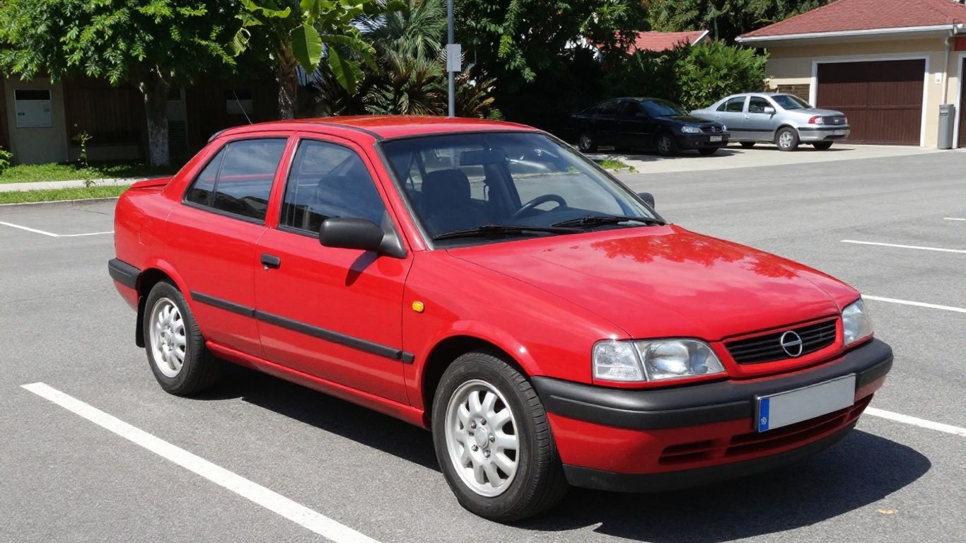 Geprüfter Opel Astra auf dem Parkplatz