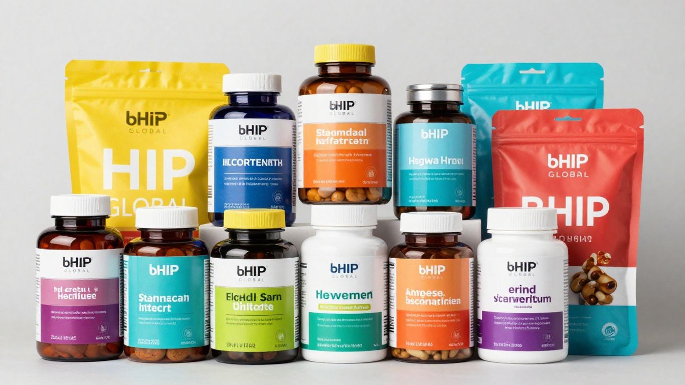 bHIP Global products arranged attractively for comparison.