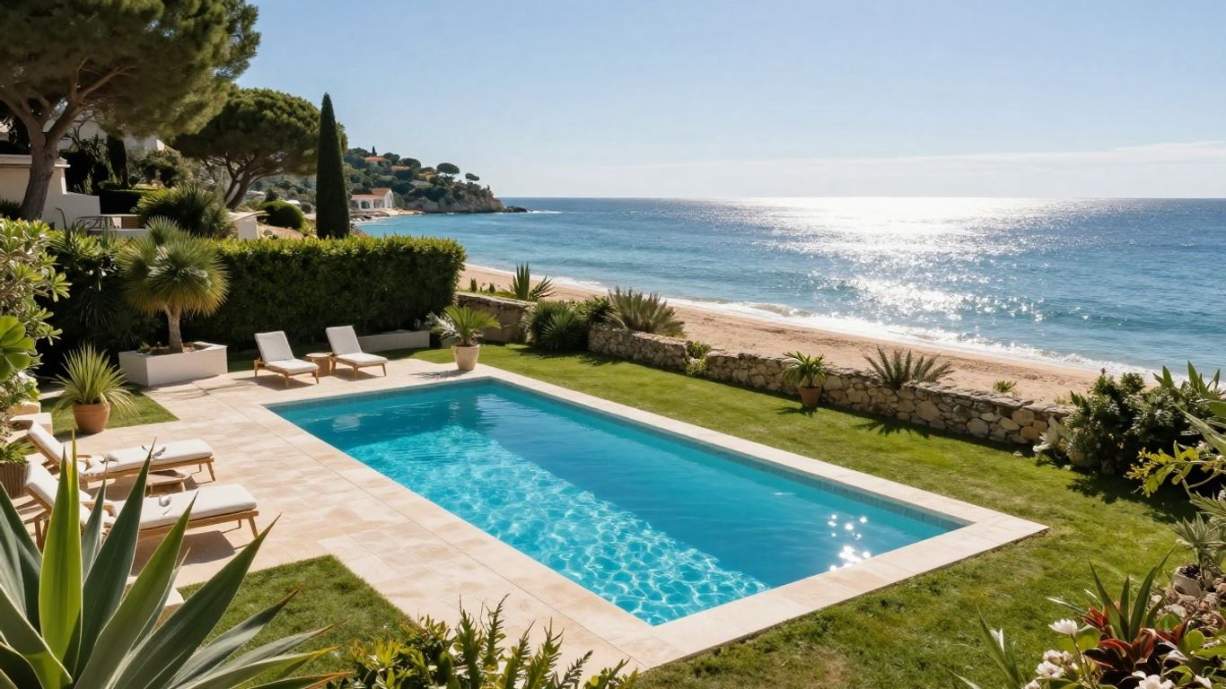 Cap d'Agde villa with pool and sea view