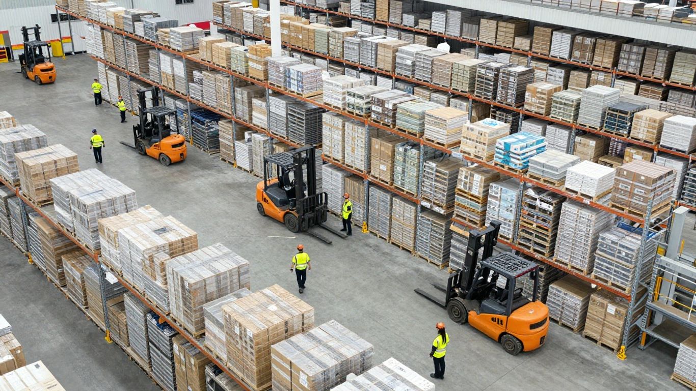 Distribution centers and operations teams managing warehouse logistics.