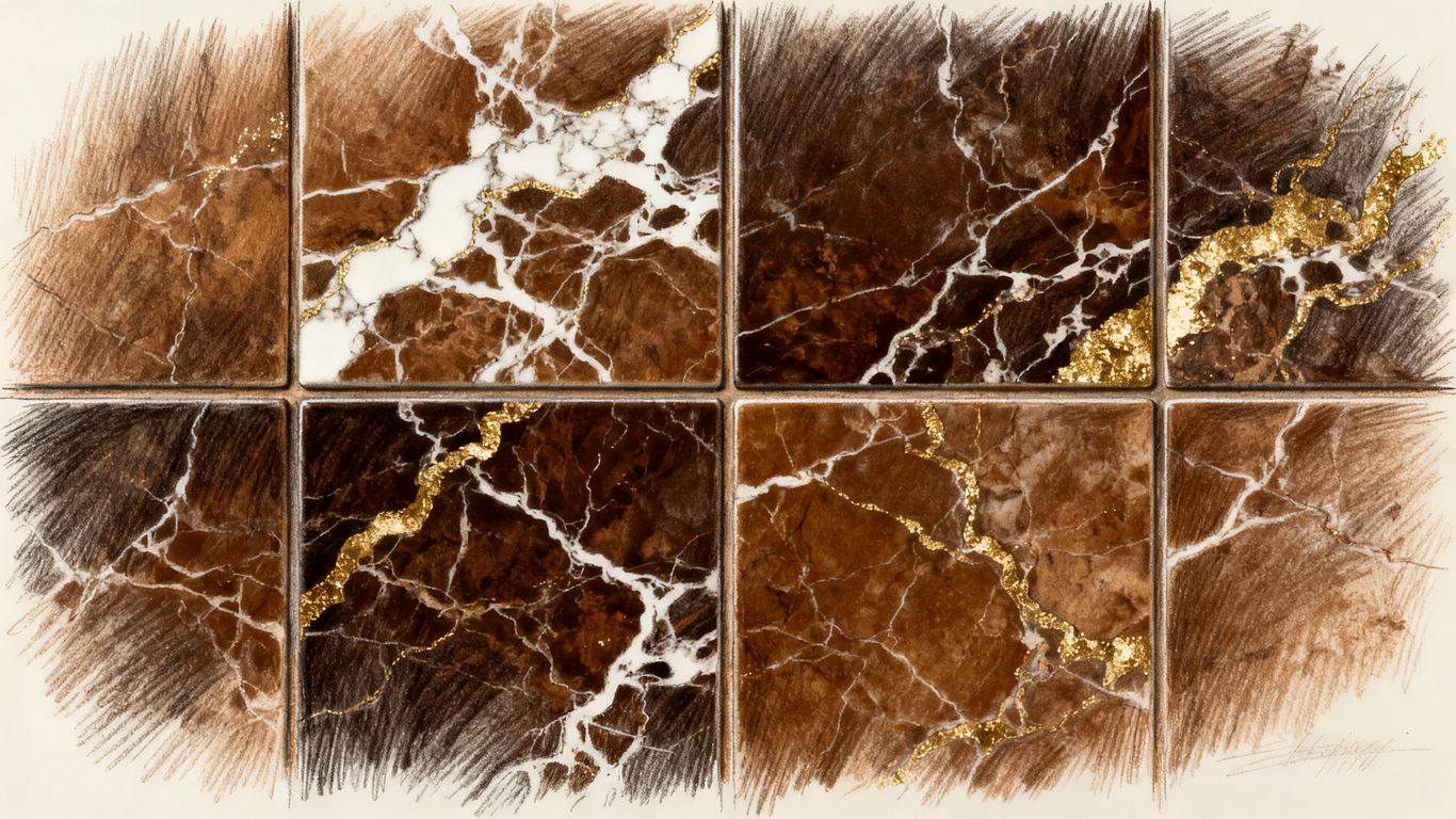Rich tones of premium Emperador Dark
