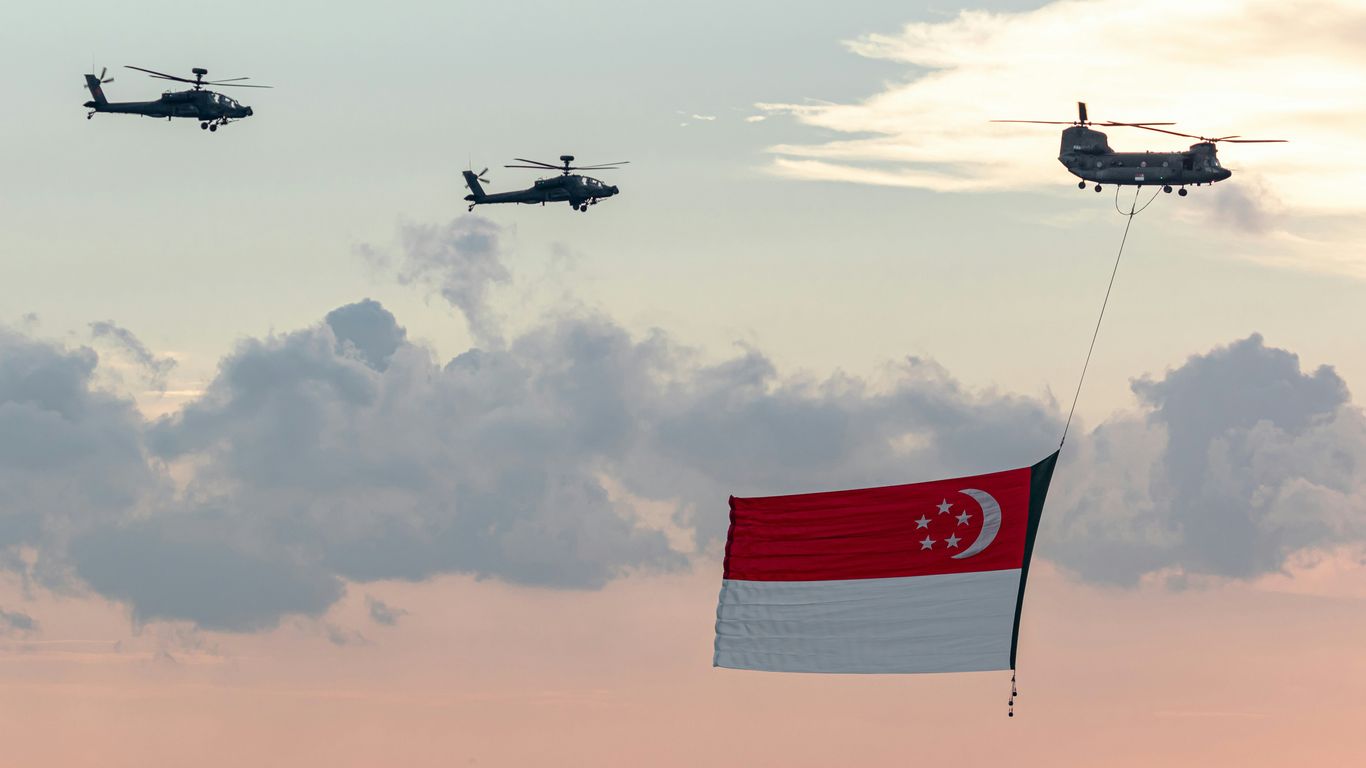 Singapore national service training and civic duty
