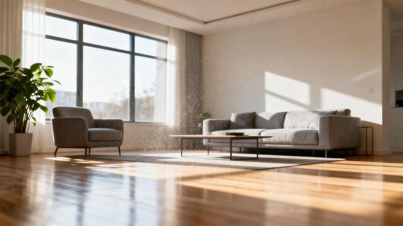 Healthier indoor air in a home