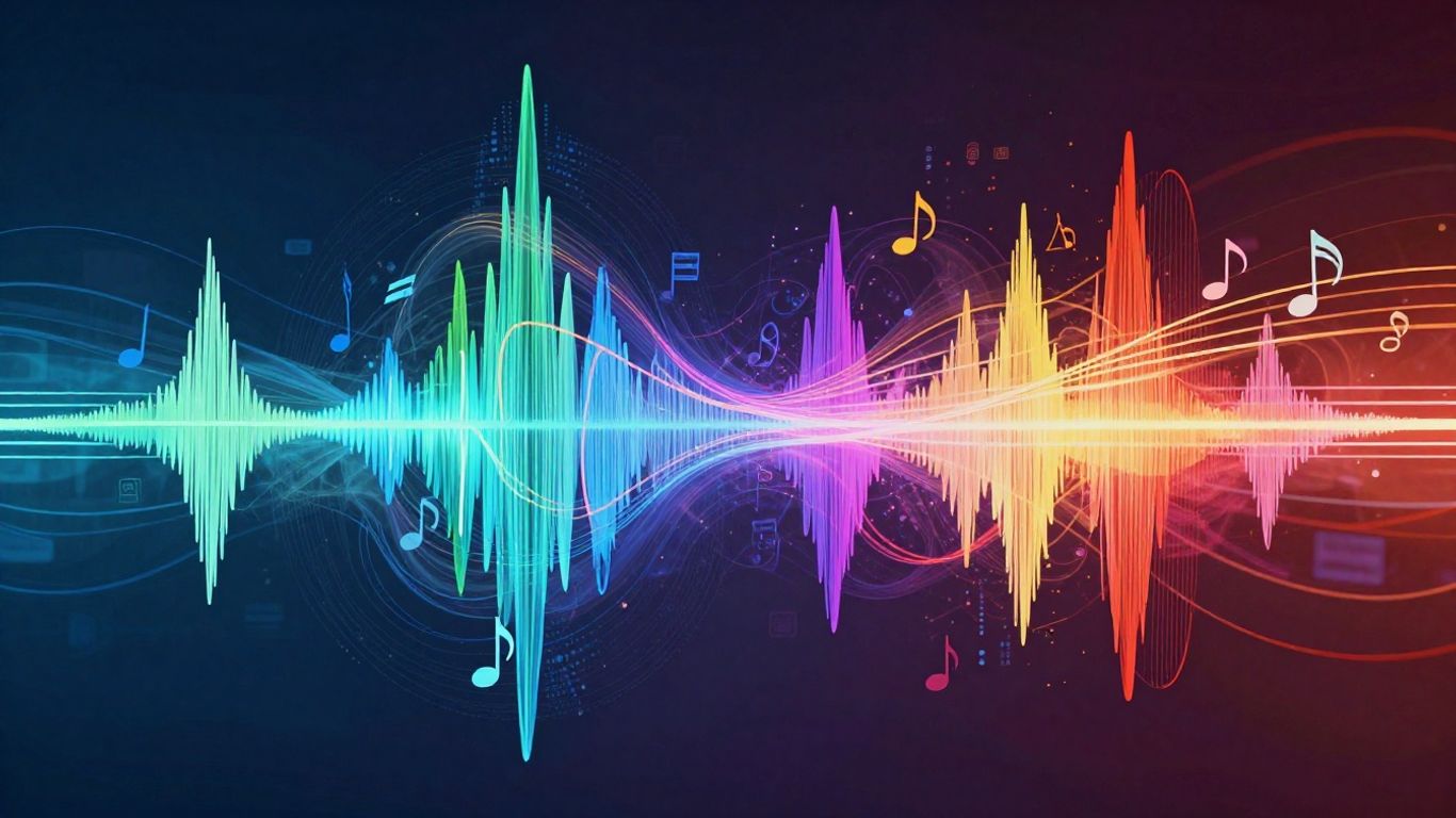 AI music generation visual