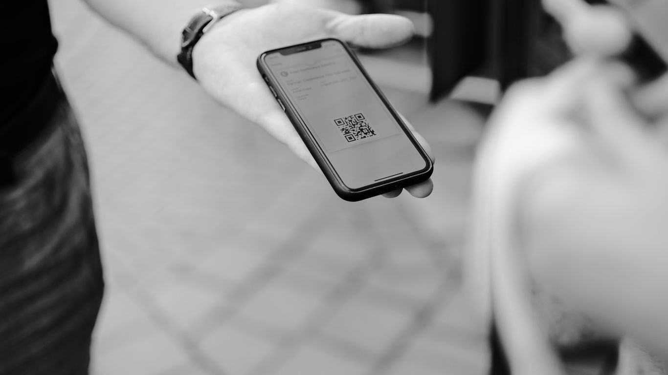 Guests scanning QR codes for contactless dining payment