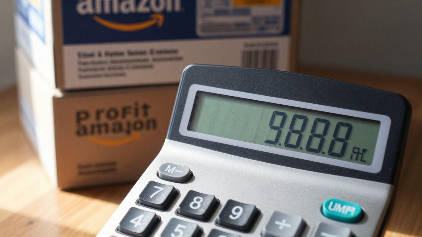 Amazon ACOS calculator and product boxes
