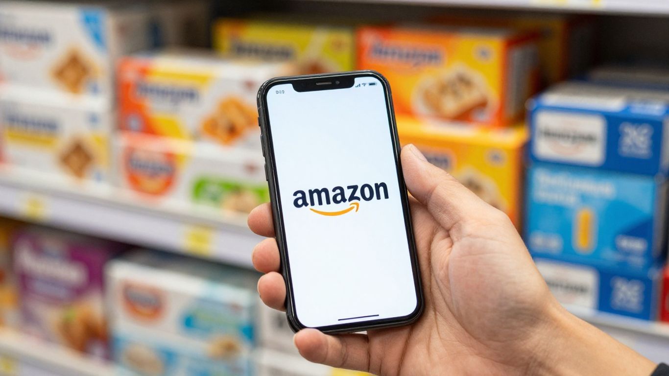 Amazon TACOS profitability tactics on a smartphone screen.