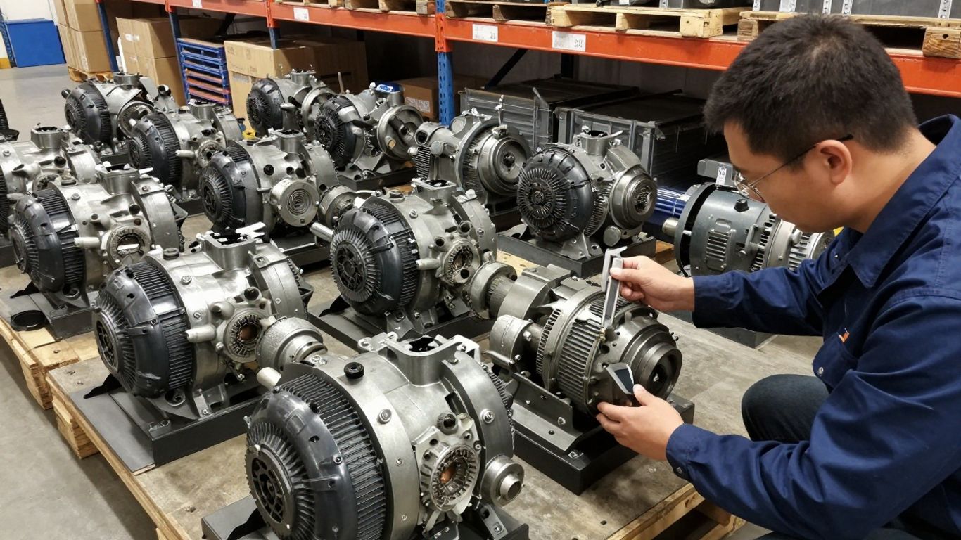 Industrial gearbox and Australian warehouse