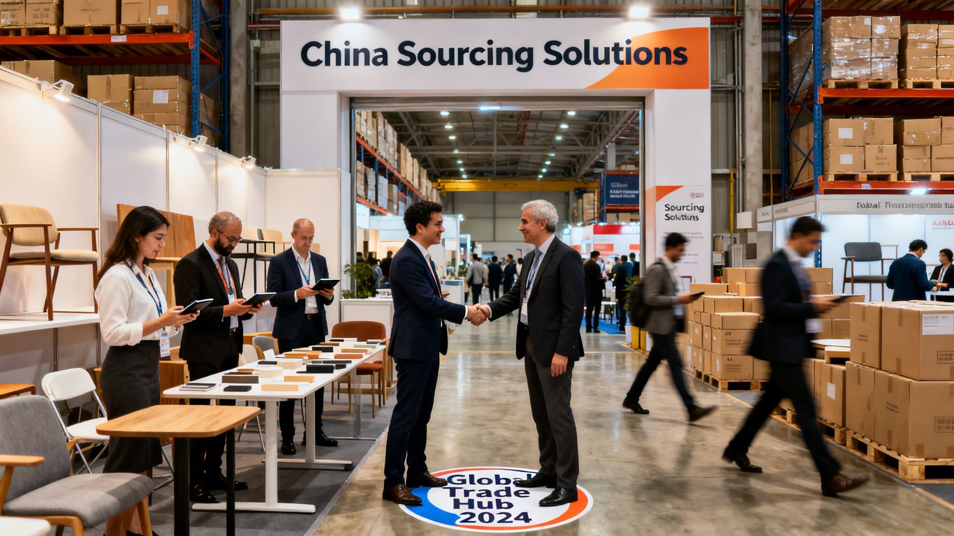 What to expect at Canton Fair in China - buyer and supplier meeting inside the Pazhou exhibition complex
