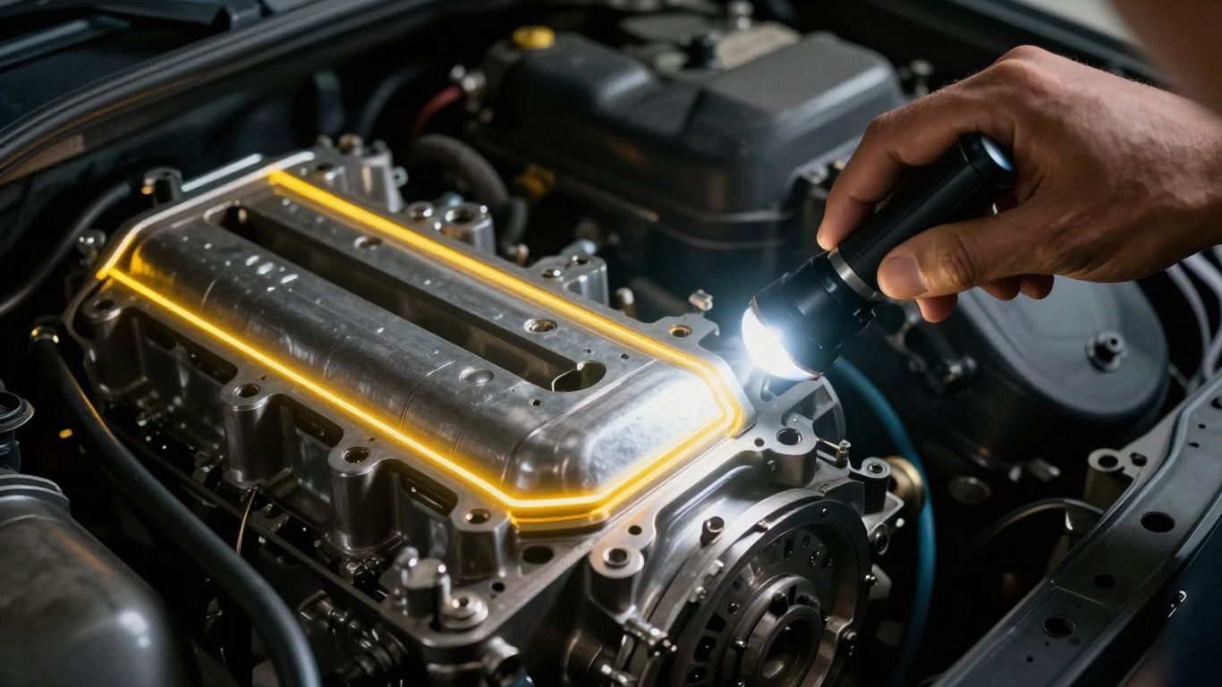 Under-hood engine inspection