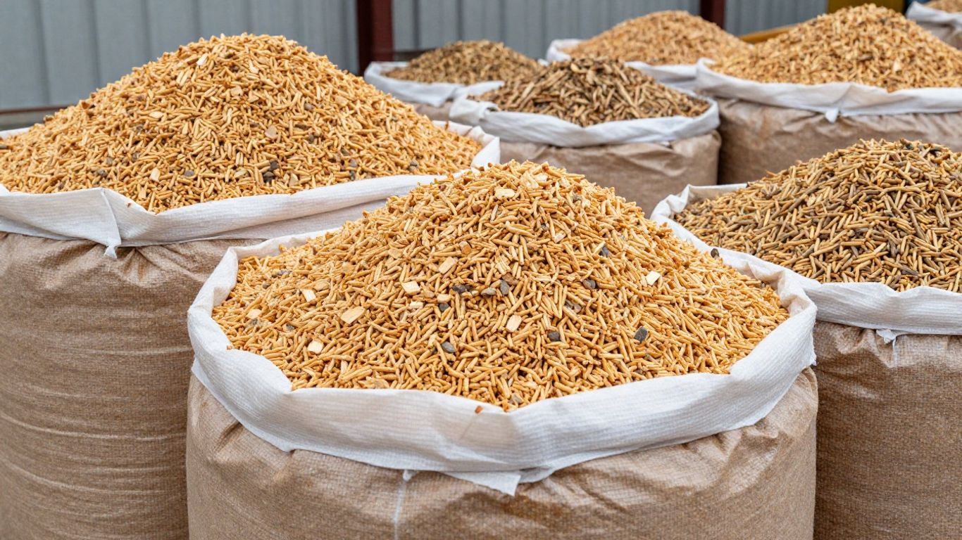 Pellets en vrac comparés aux sacs de pellets