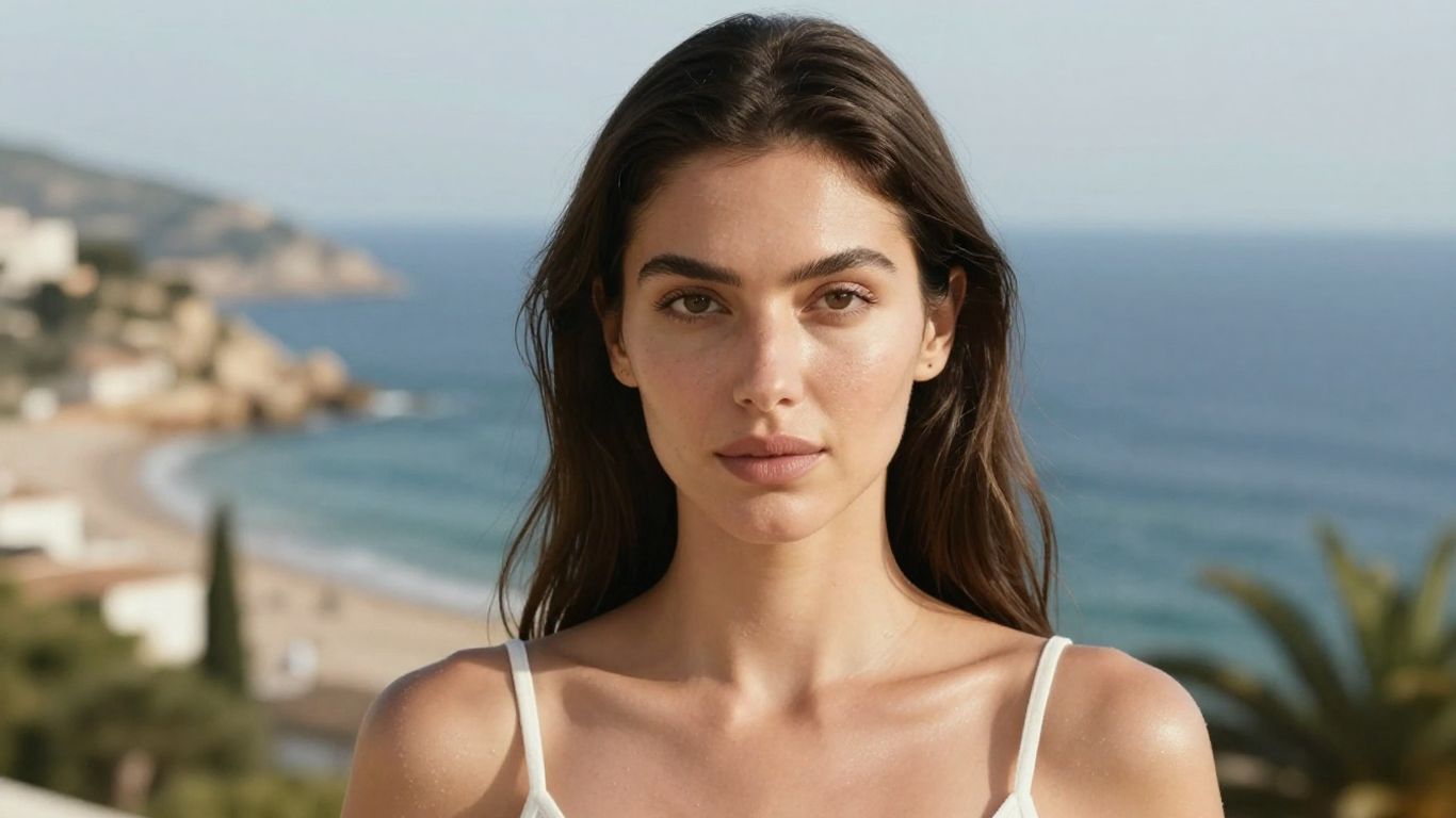 Woman with lifted skin in Marbella