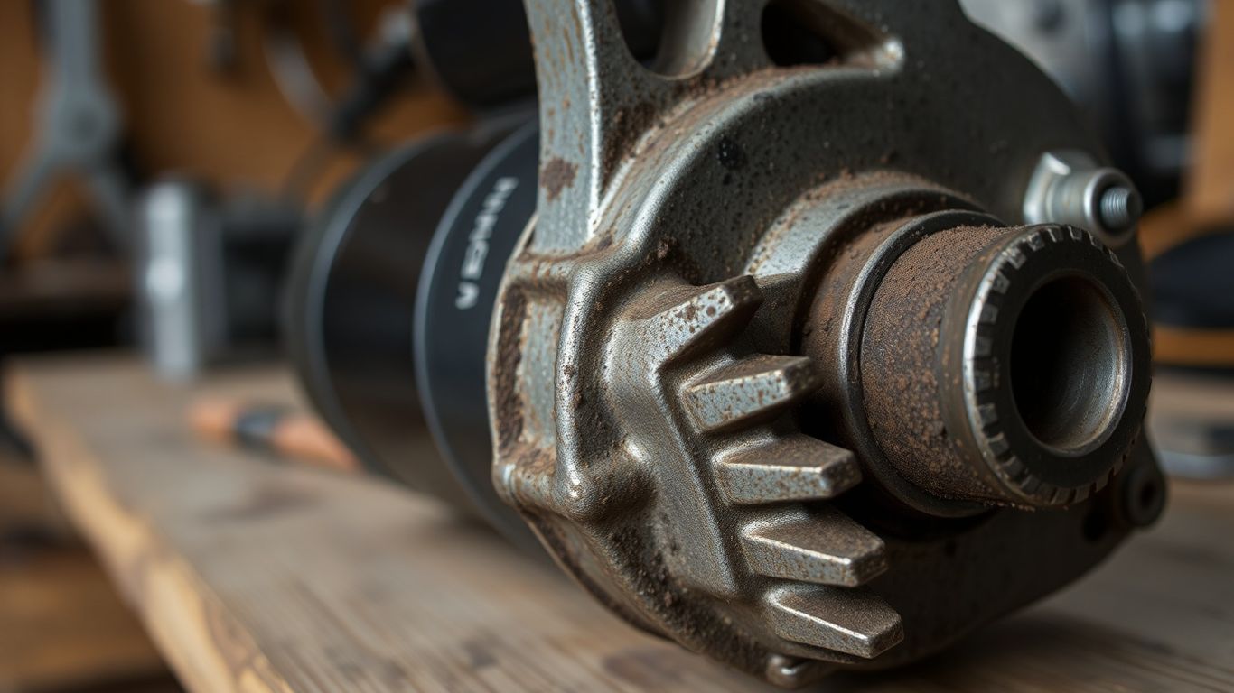 Examining a used automotive starter