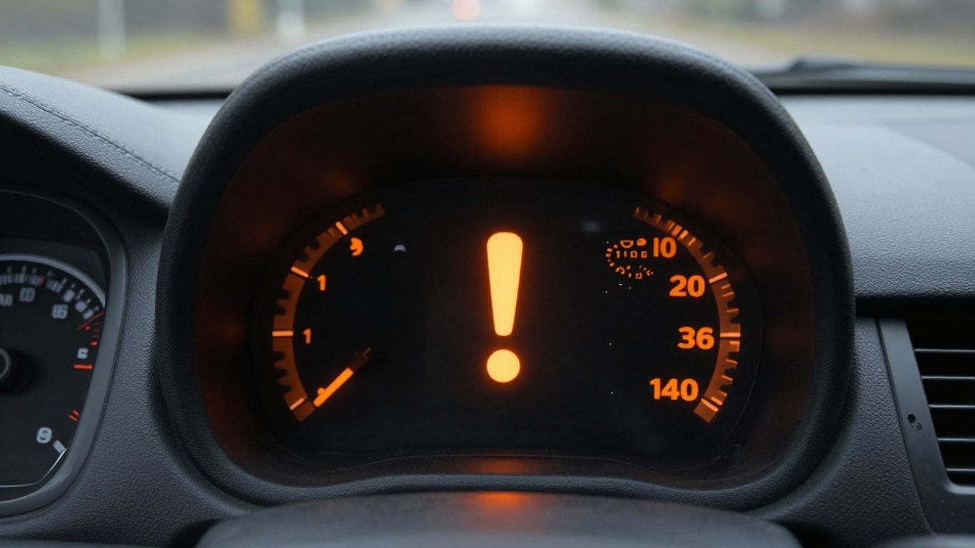 Dashboard warning indicator illuminates