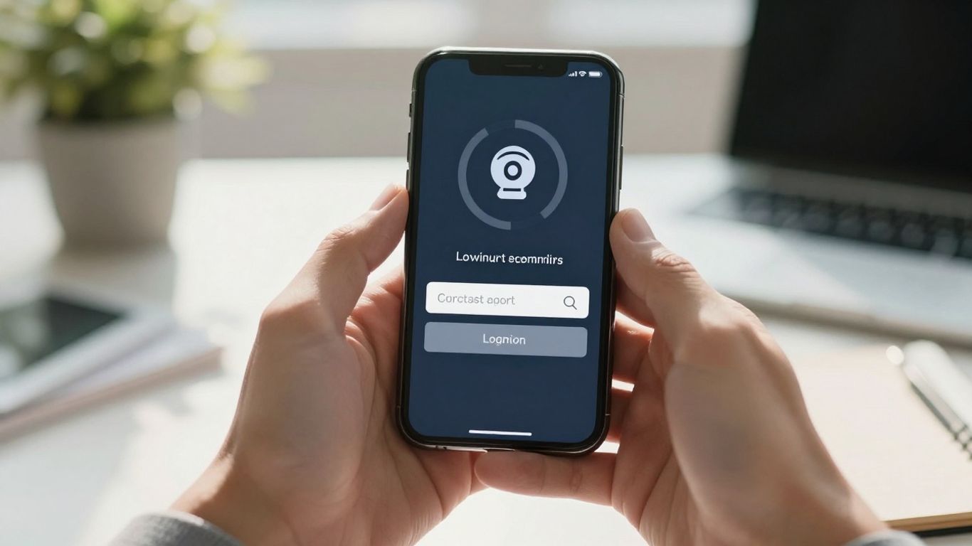 FTMO Free Trial Login Screen on Smartphone