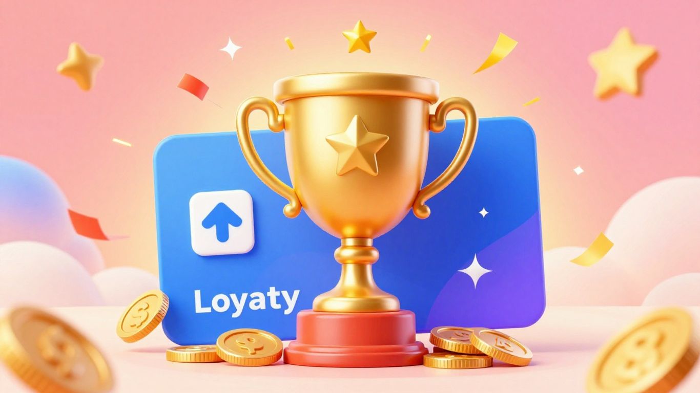 Gamified marketing. Gamified loyalty program rewards and engagement