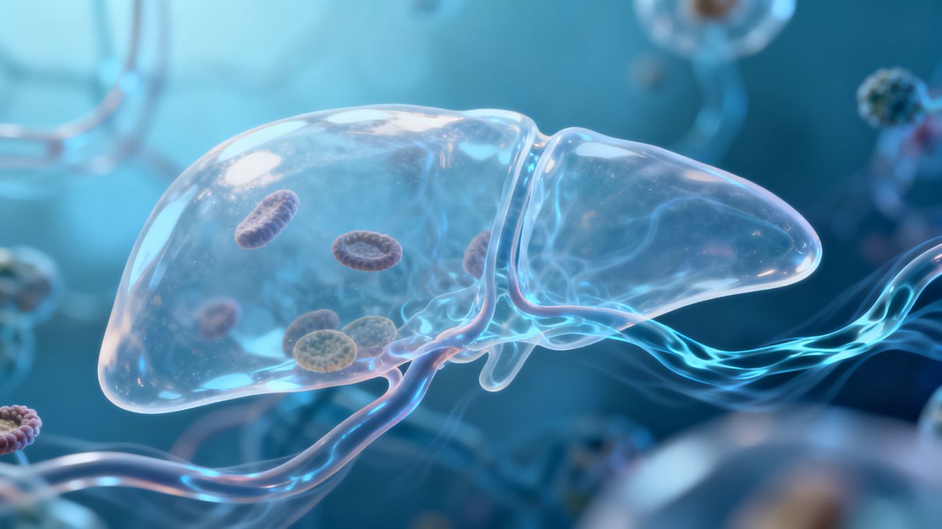 An artistic rendering of biological metabolic processes