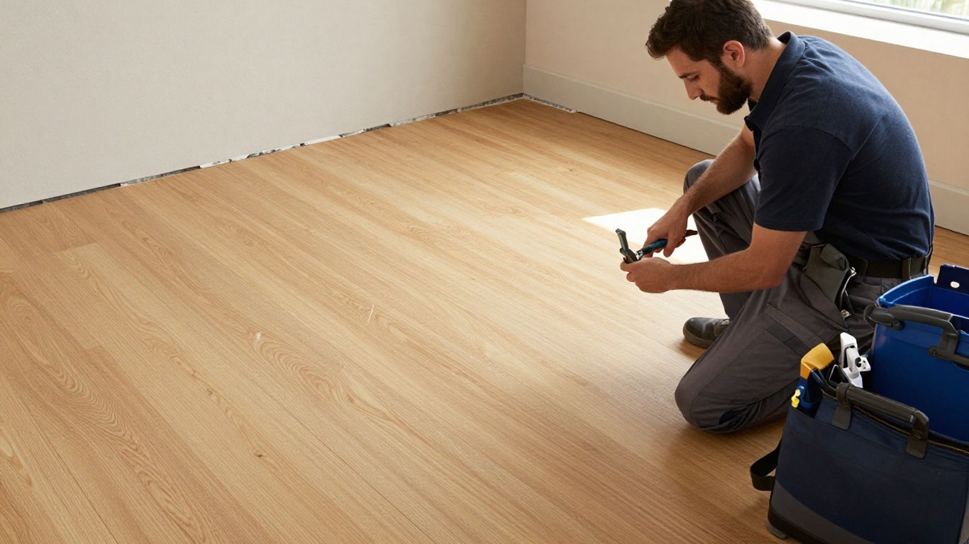 Warm floor and hidden plumbing leak