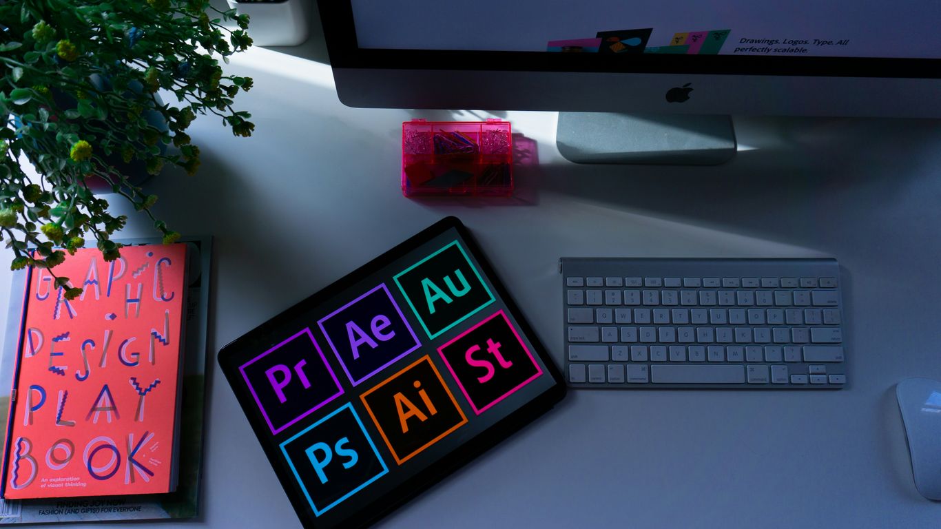Design team working on a new acrylic sign layout
