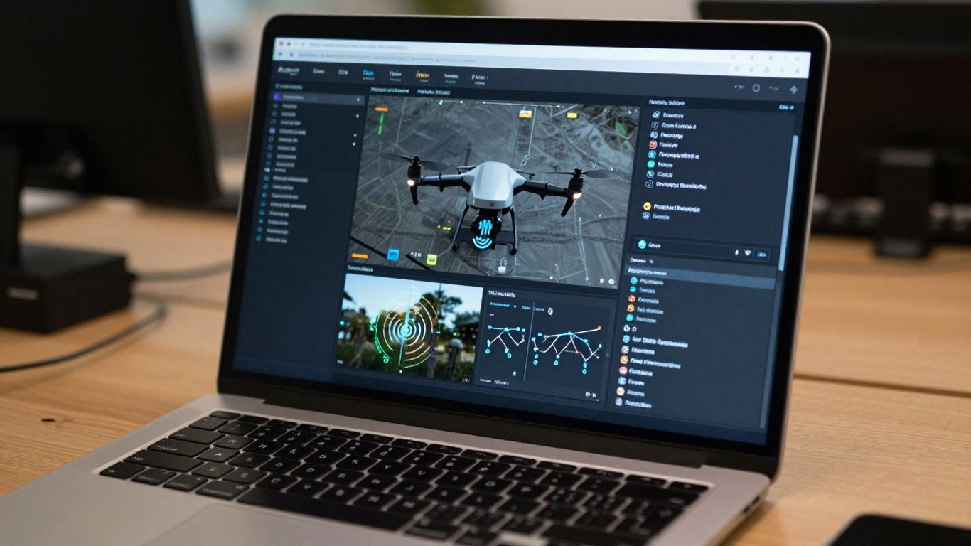 Configuration interface setup for drones