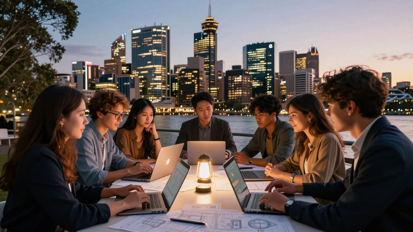 UTS startup opportunities in Sydney cityscape