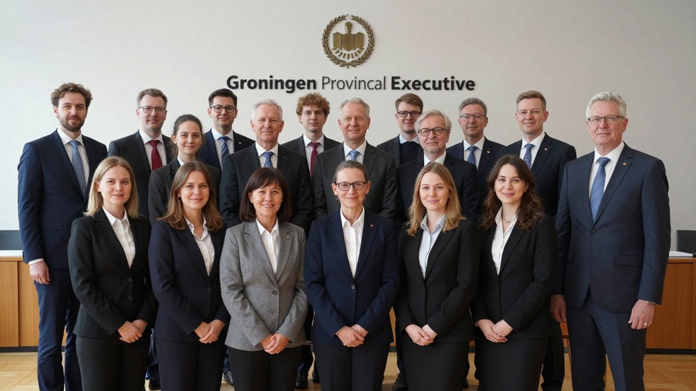 Nieuwe leden van Gedeputeerde Staten Groningen