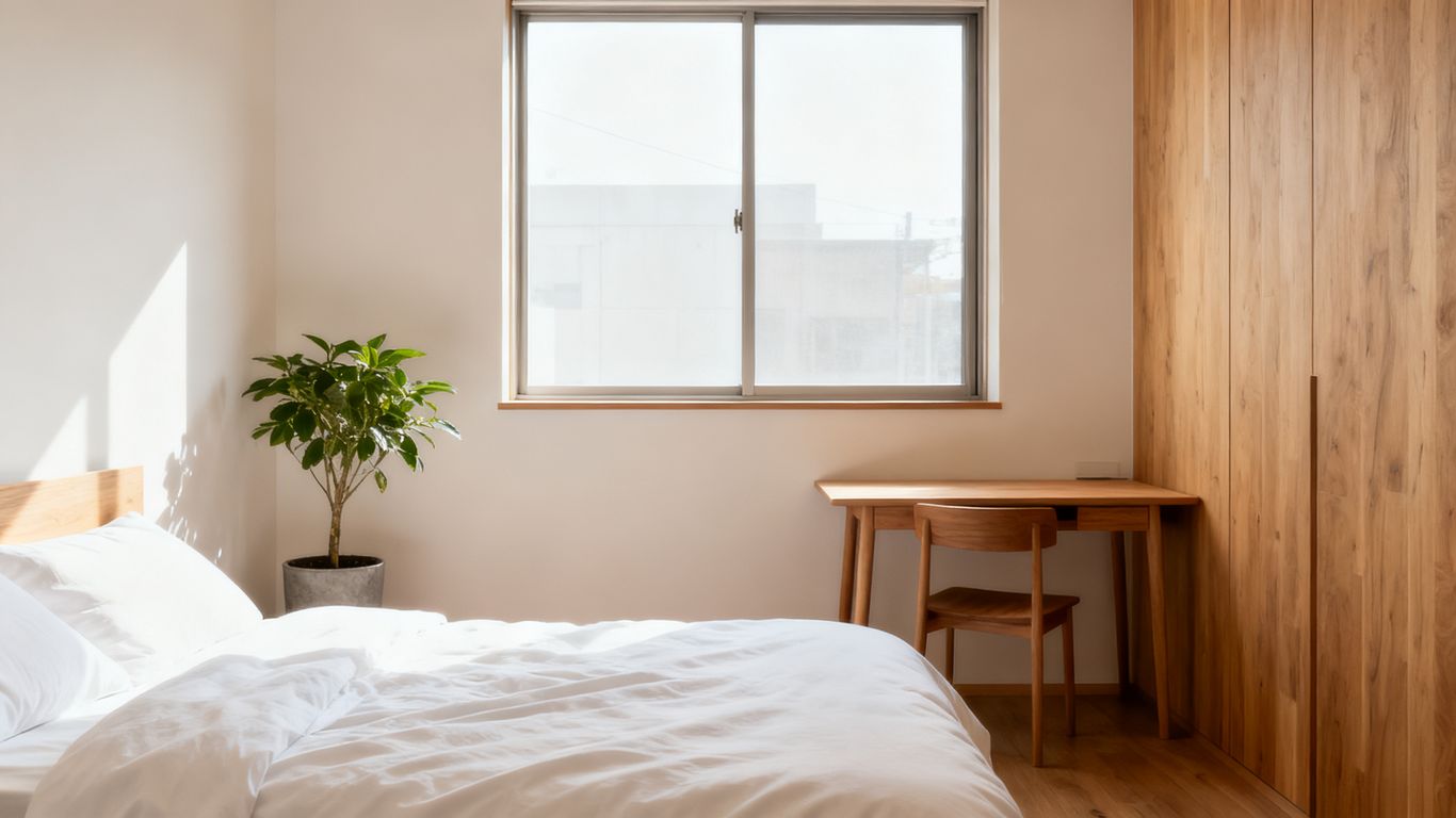 Chambre moderne et épurée