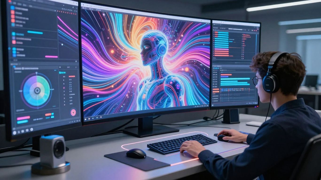 AI transforming short video creation with advanced technology.