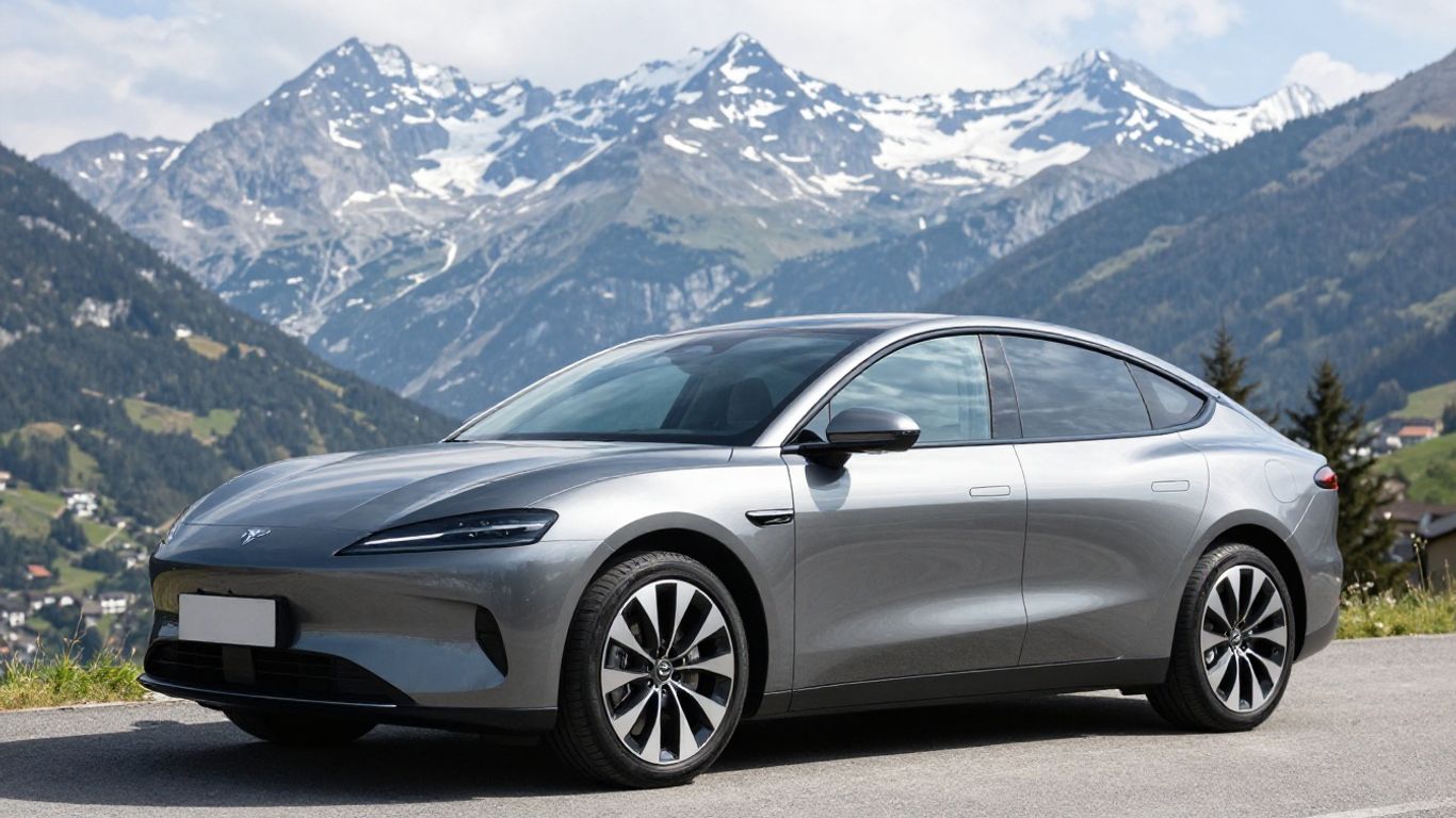 Autoimport in die Schweiz mit Bergkulisse
