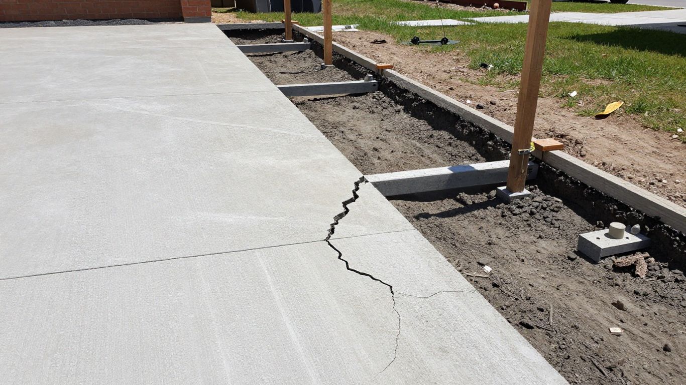 Concrete leveling versus foundation repair visual comparison.