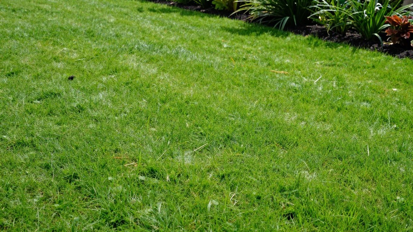 Green lawn with smooth, even contours ready for landscaping.