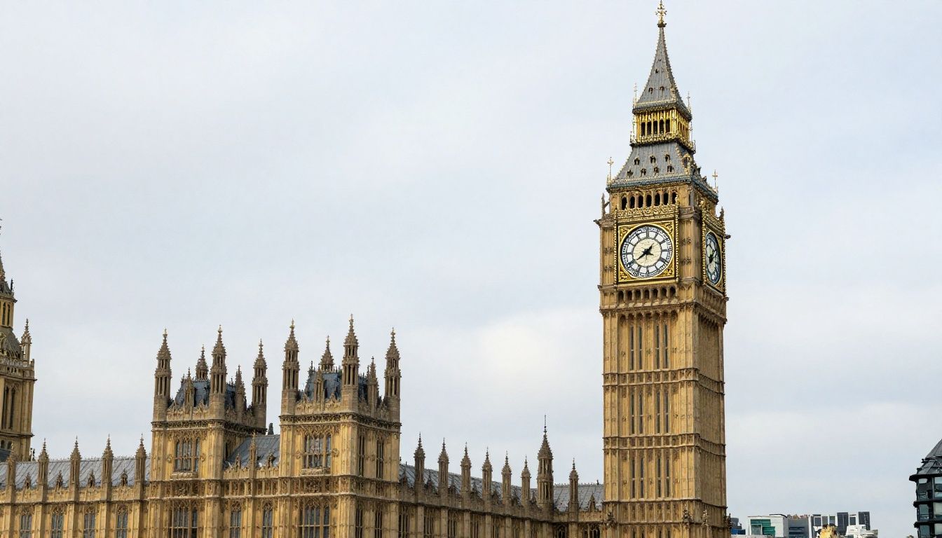 Big Ben clock tower in London, UK.