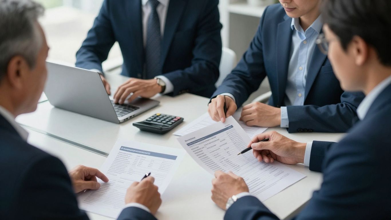 Revenue leader reviewing pricing options