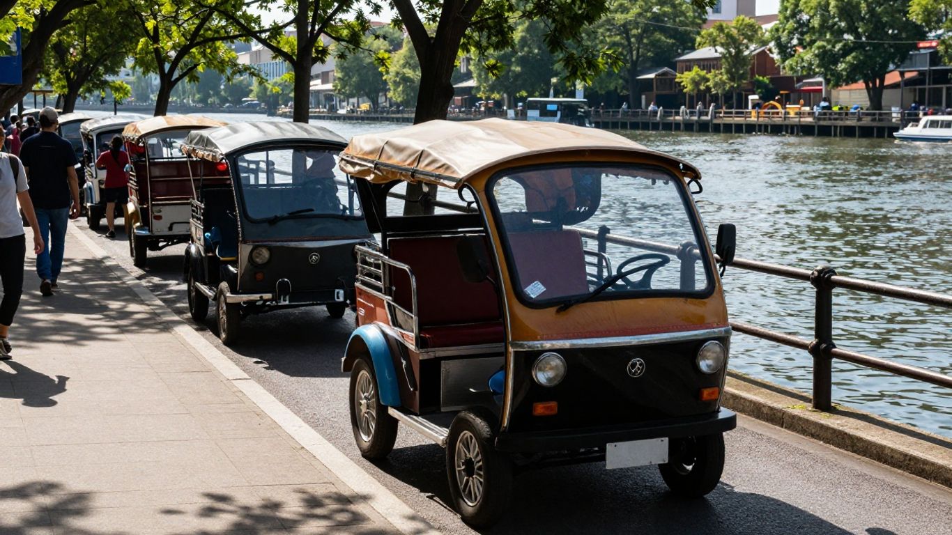 Why River Walk Tour Vehicles and Pedicabs Face Different Wrap Durability Demands Than Everyday Fleet Trucks