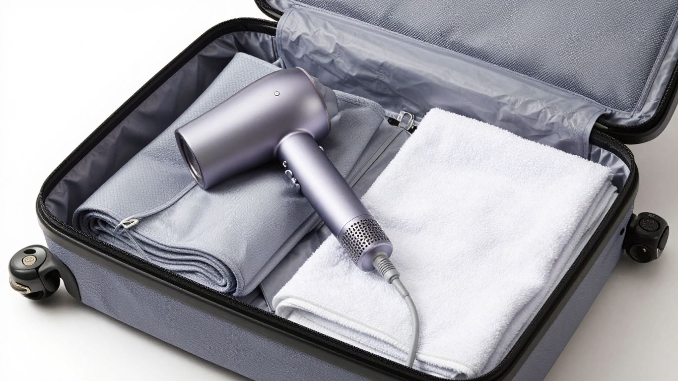 Packing hair dryer tools