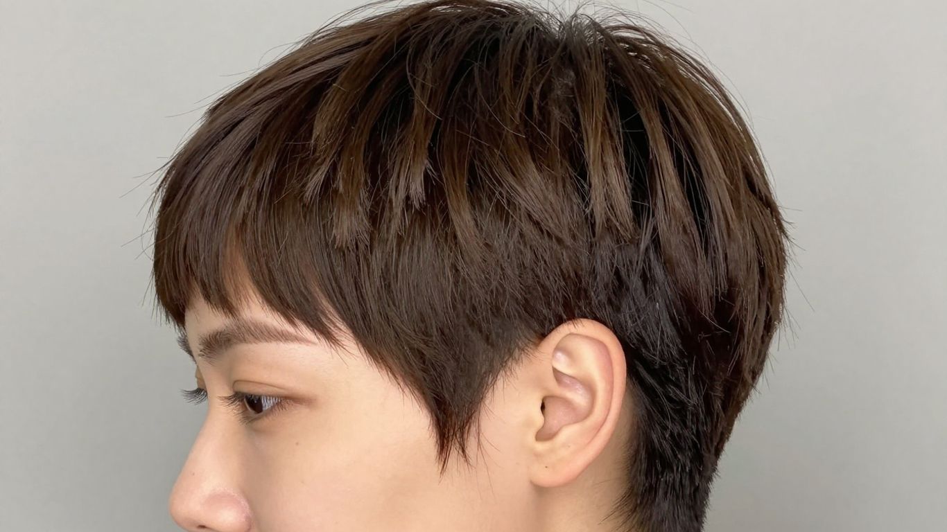 Choppy pixie cut for thin hair