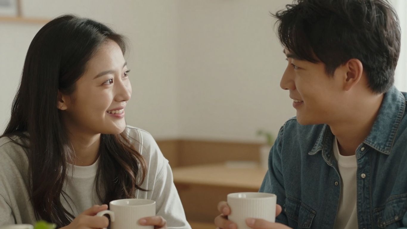 Oameni care conversează autentic, creând conexiuni.