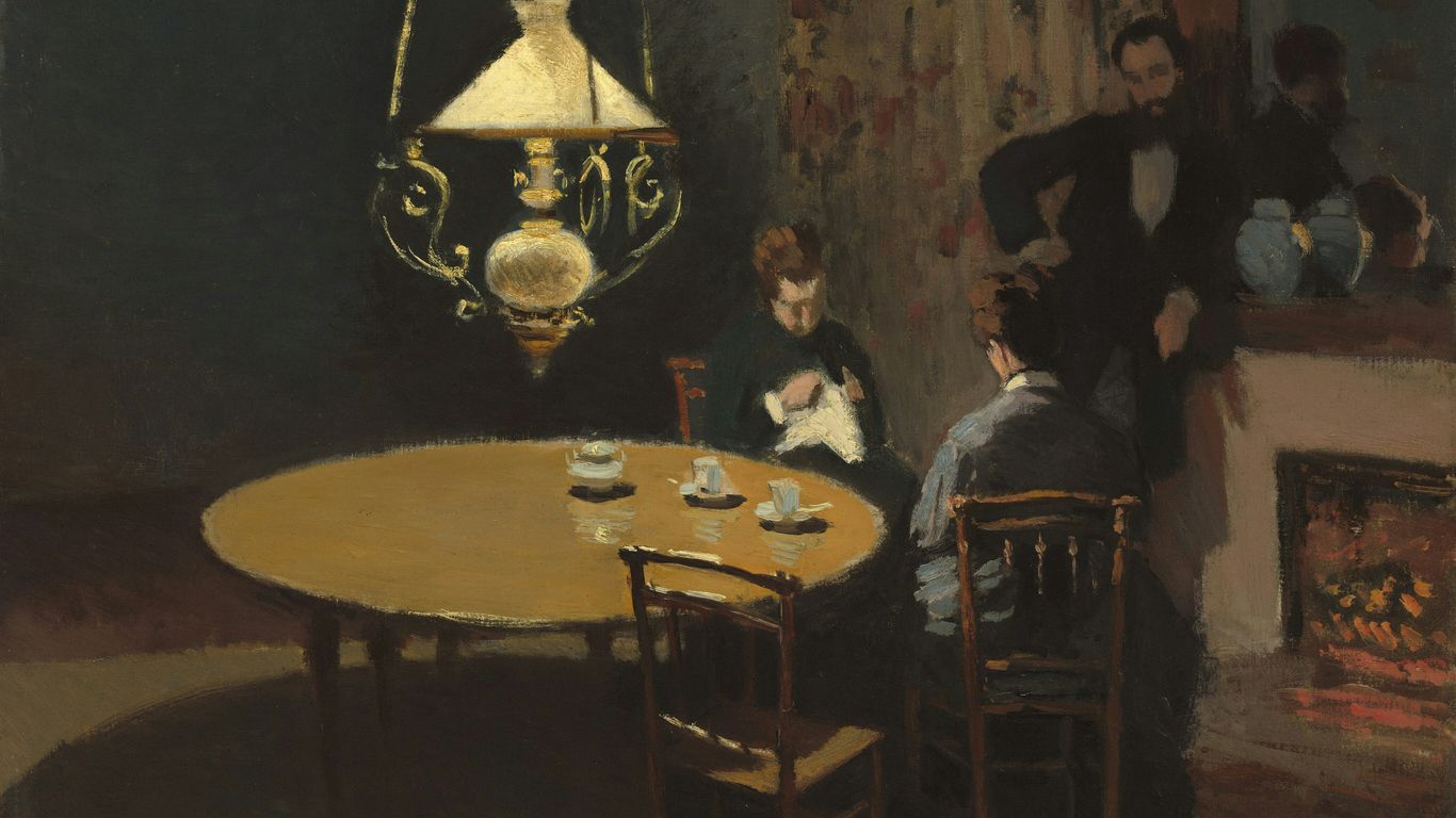 nanny with children in a home setting