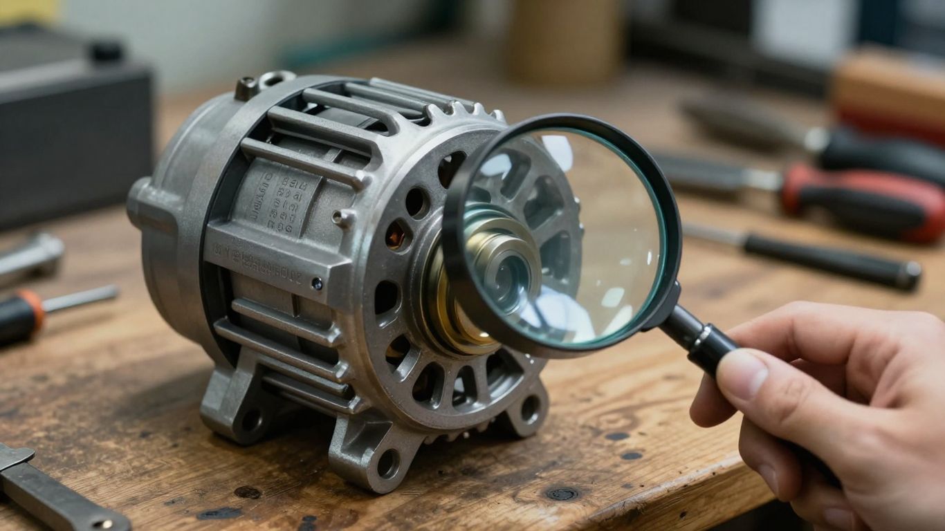 Original manufacturer branding on a component